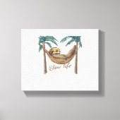 Toile Chillin' Sloth dans un hamac T-shirt surdimensionn (Recto)