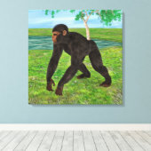 Toile Chimpanzé (Insitu (Plancher de Bois))