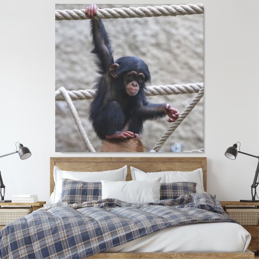 Toile Chimpanzé 017 (Insitu(Chambre))