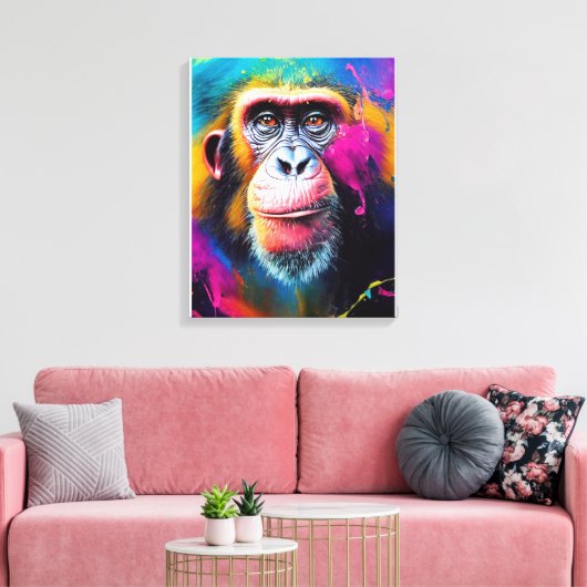 Toile Chimpanzé Ape Animal Discovery Adventure Nature (Insitu(Salon))