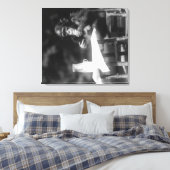 Toile Chimpanzé assis à table au zoo national (Insitu(Chambre))