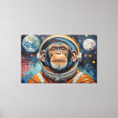 TOILE CHIMPANZÉ DANS L'ESPACE-15 (Recto)