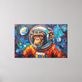 TOILE CHIMPANZÉ DANS L'ESPACE-3 (Recto)