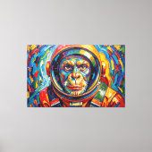 TOILE CHIMPANZÉ QUITTANT LA TERRE (Recto)