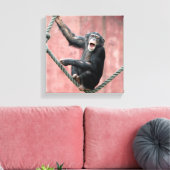 Toile Chimpanzée 001 (Insitu(Salon))