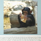 Toile Chimpanzée_2015_0101 (Insitu (Plancher de Bois))