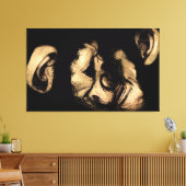 Toile chimpanzés embrassants (Insitu(Salon))