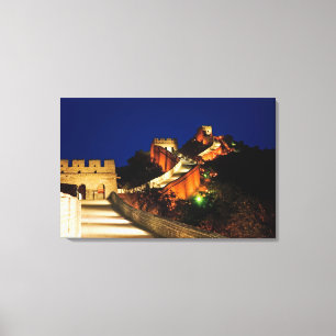 Toile Chine, Badaling, Grande Muraille, vue de