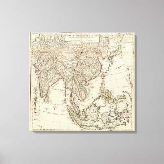 Toile Chine, Inde, Asie (Recto)