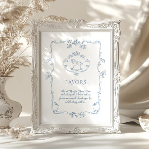 Toile Chinoiserie geeft de voorkeur aan baby show Poster