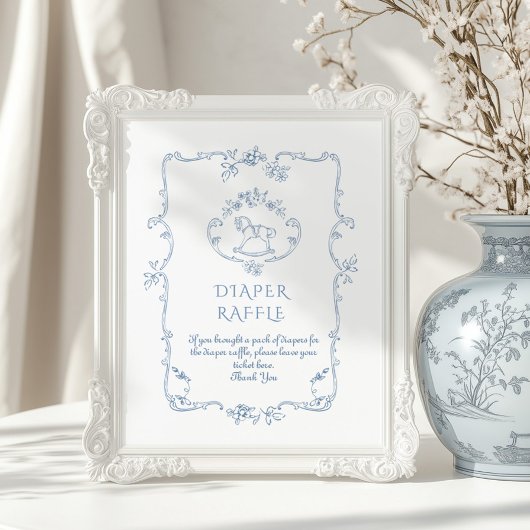 Toile Chinoiserie Luierloterij Poster