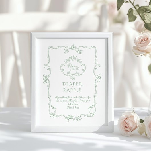 Toile Chinoiserie Luierloterij Poster