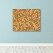 Toile Chintz Fleur Classique Joli Design Floral Doux (Insitu (Plancher de Bois))