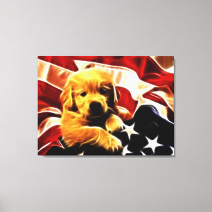 Toile Chiot américain
