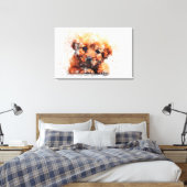 Toile Chiot aquarelle (Insitu(Chambre))