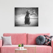 Toile Chiot de récupération Black Labrador (Insitu(Salon))