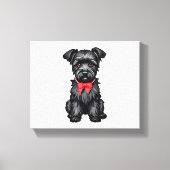 Toile Chiot de Schnauzer miniature (Recto)