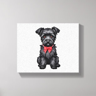 Toile Chiot de Schnauzer miniature