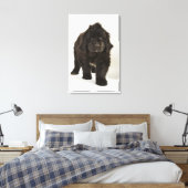 Toile Chiot de Terre-Neuve, studio tourné (Insitu(Chambre))