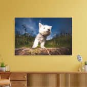 Toile Chiot de Terrier de West Highland (Insitu(Salon))