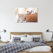Toile Chiot et lapin (Insitu(Chambre))