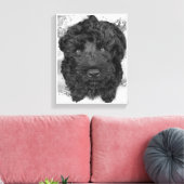 Toile Chiot russe Terrier noir (Insitu(Salon))