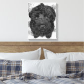 Toile Chiot russe Terrier noir (Insitu(Chambre))