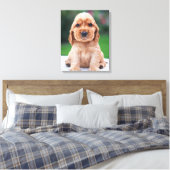 Toile Chiots Coker Spaniel (Insitu(Chambre))