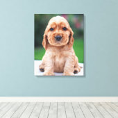 Toile Chiots Coker Spaniel (Insitu (Plancher de Bois))