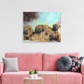 Toile Chiots de pois de Cute Shar (Insitu(Salon))