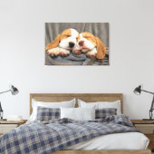 Toile Chiots endormis (Insitu(Chambre))