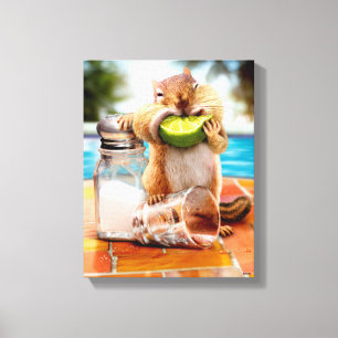 Toile Chipmunk à la chaux
