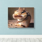 Toile Chipmunk Le Farce Sur Le Visage (Insitu (Plancher de Bois))