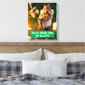 Toile Chipmunk Manger Marshmallow (Insitu(Chambre))