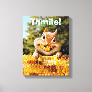 Toile Chipmunk Mating Corn