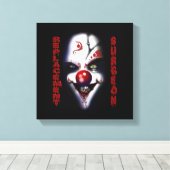 Toile Chirurgien de remplacement - Clown malin (Insitu (Plancher de Bois))