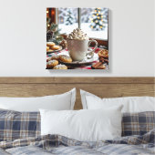 Toile Chocolat chaud et biscuits à sucre Noël festif (Insitu(Chambre))