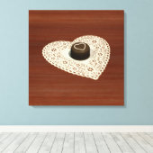 Toile Chocolat de la Saint-Valentin (Insitu (Plancher de Bois))