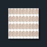 Toile Chocolat Eclair Crème de glace Popsicles Popsicle<br><div class="desc">Présente une illustration originale d'un coquelicot d'eclair au chocolat.</div>