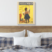 Toile Chocolat Menier Petite fille Mur écriture (Insitu(Chambre))