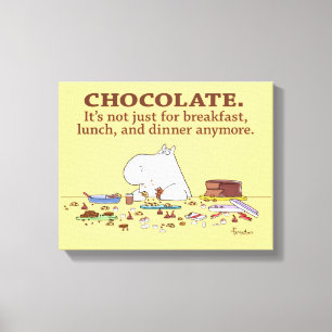 TOILE CHOCOLAT. PAS SIMPLEMENT POUR LE PETIT DÉJEUNER.
