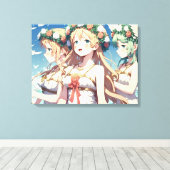 Toile Choeur d'anime (Insitu (Plancher de Bois))