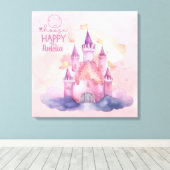 Toile Choisir Happy Personnalisable (Insitu (Plancher de Bois))