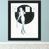 Toile Choix de son homme par George Petty (Insitu (Plancher de Bois))