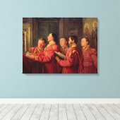 Toile Choristes dans l'Eglise, 1870 (Insitu (Plancher de Bois))