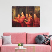 Toile Choristes dans l'Eglise, 1870 (Insitu(Salon))