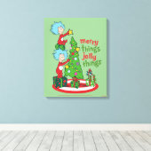 Toile Chose Une Chose Deux Merry Things Jolly Things (Insitu (Plancher de Bois))