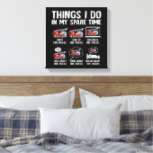 Toile Choses que je fais dans mon temps libre Camions de (Insitu(Chambre))