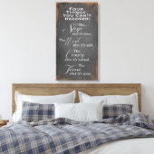 Toile Choses que vous ne pouvez pas récupérer enrobage d (Insitu(Chambre))
