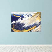 Toile Choshi dans la province de Simosa par Hokusai (Insitu (Plancher de Bois))